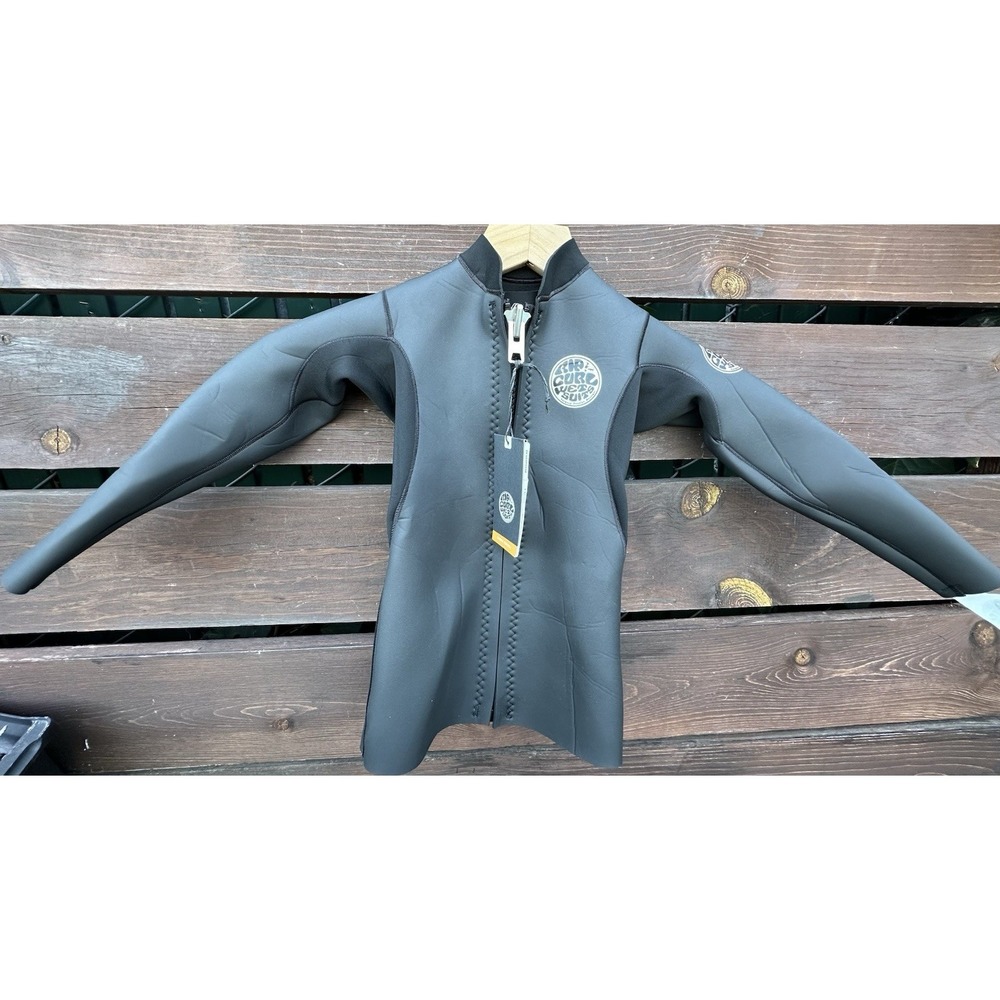 New Rip Curl Dawn Patrol Wetsuit Zip Up Jacket Junior Kids Size 6 1.5mm